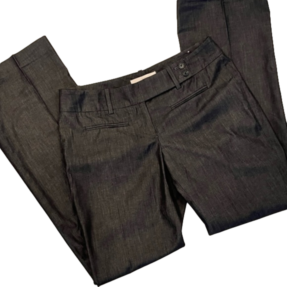 Ann Taylor Marissa Lightweight  Black Denim Pant Womans Sz 4